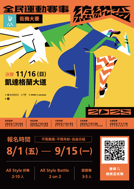 最新消息-2025總統盃全民運動街舞大賽