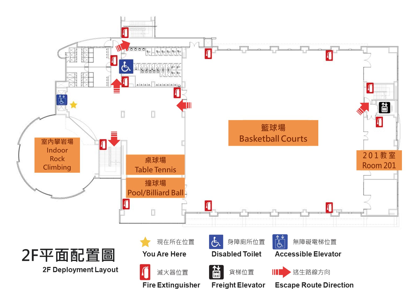 2F平面配置圖